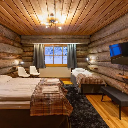 Kuukkeli Log Houses Aurora Resort Saariselka Exterior photo