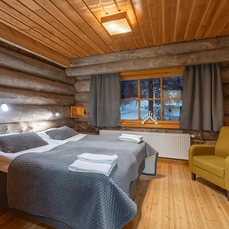 Kuukkeli Log Houses Aurora Resort Saariselka Exterior photo