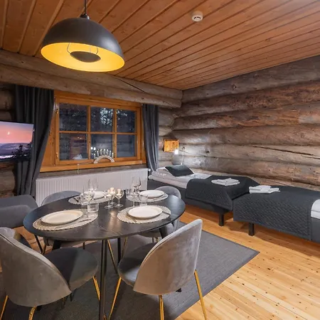 Kuukkeli Log Houses Aurora Resort Saariselka Exterior photo